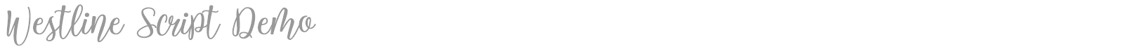 Westline Script font preview